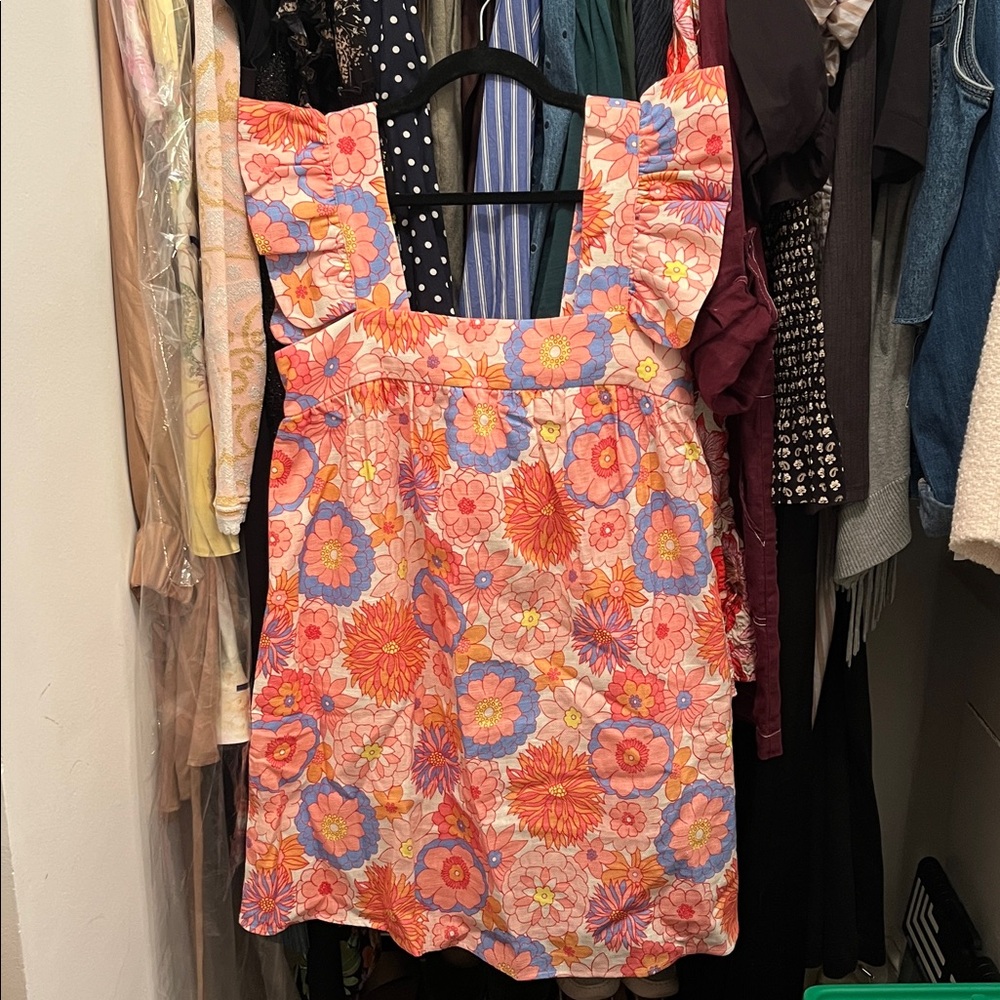 Tuckernuck x Cameron Wimberly Floral Flutter Sleeveless Mini Size XS